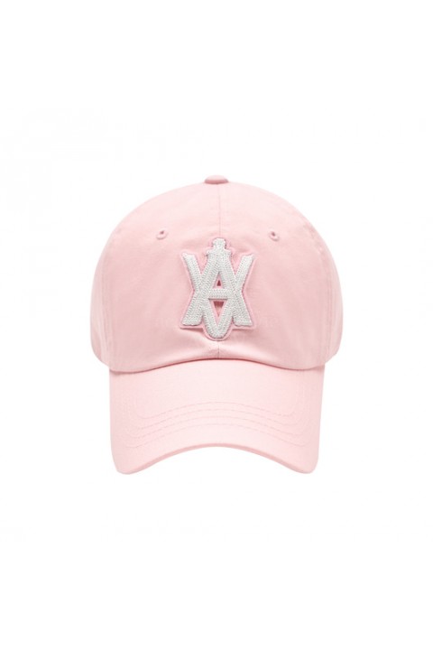  ADLV Cap A Logo Emblem Chain Embossing Patch Pink