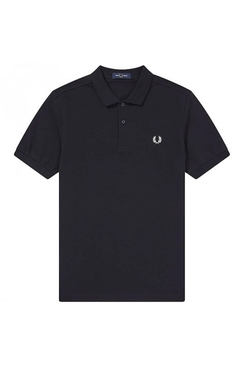 FRED PERRY Polo Shirt Tennis Navy White