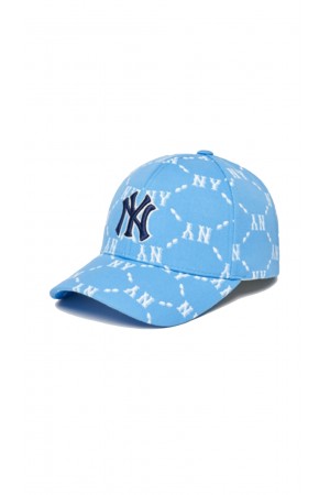 MLB Cap NY Yankees Monogram Diamond Structure Sky Blue
