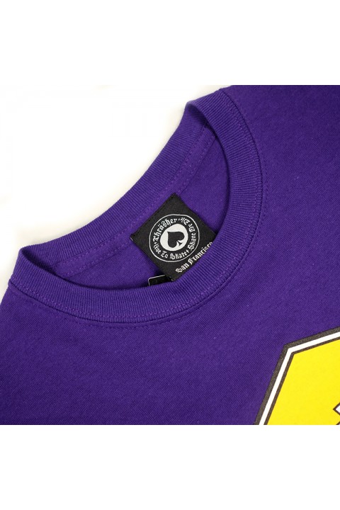 Thrasher Tee Diamond Logo Purple