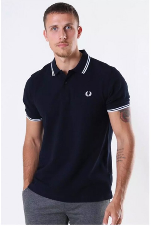 Fred Perry Polo Tipped Navy White