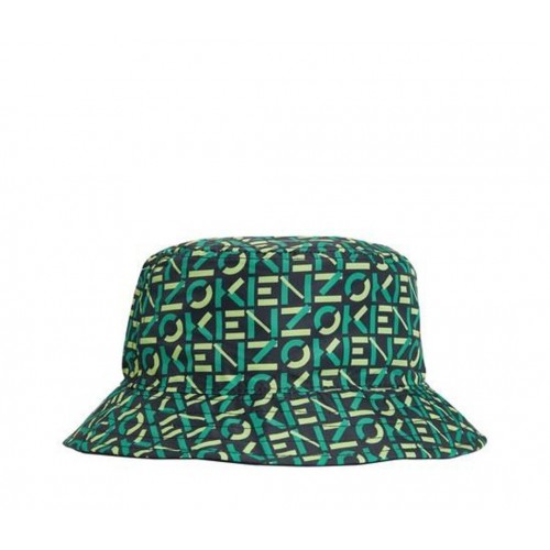  KENZO Bucket Hat Reversible Black Green